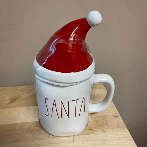Rae Dunn Other - Rae Dunn Santa Topped Christmas Mug